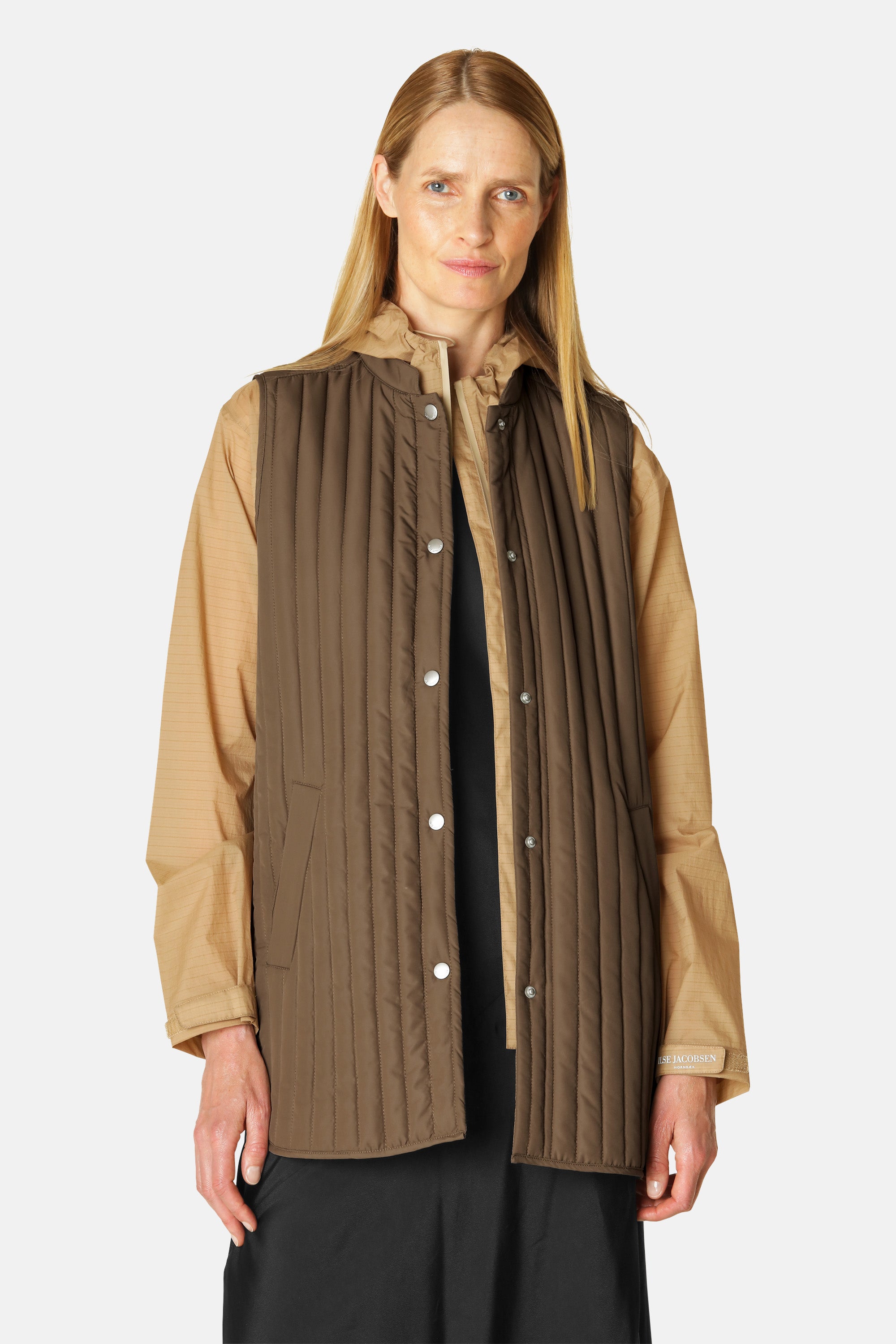 Ilse Jacobsen Hornbæk Outerwear Vest Vest 234 Cub Brown